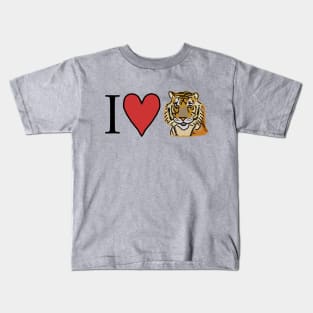 I Love This Tiger Kids T-Shirt